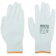 Перчатки белые, полиэстер с обливкой из полиуретана ( водоотталкивающие), р-р XL/10 (30-4019)