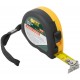 Рулетка Профи, калибр.лента, нейлон.покр., магн.крючок, эласт.корпус черн-желт., двойн.стопор 3 м х 16 мм