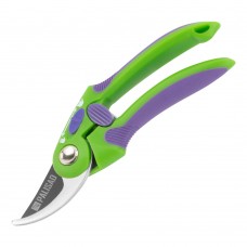 Секатор прямого реза, 215 мм, регулировка захвата, двухкомпонентные рукоятки, Palisad (60485)