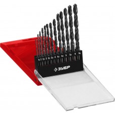 Набор сверл по металлу 13 шт, 1.5–6.5 мм, сталь Р4М2, класс В ЗУБР 29605-H13