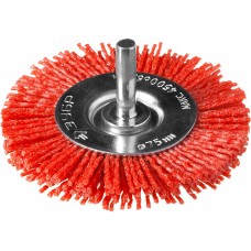 Щетка дисковая для дрели 75 мм, нейлоновая проволока ЗУБР Профессионал 35161-075_z02