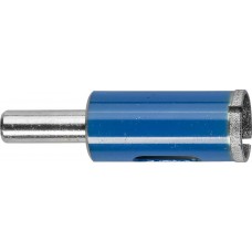 Сверло трубчатое алмазное d 14 мм, Р100, цилиндрический хвостовик, для дрели ЗУБР Профессионал 29860-14