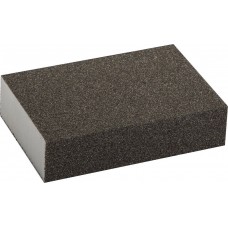 Губка шлифовальная водостойкая четырехсторонняя Р80, 100 х 68 х 26 мм ЗУБР 35611-080