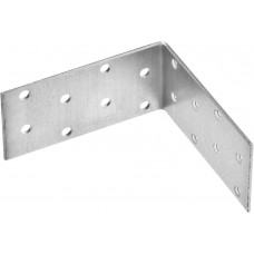 Крепежный уголок равносторонний УКР-2.0 40 x 80 x 80 x 2 мм, цинк ЗУБР 310206-040-080