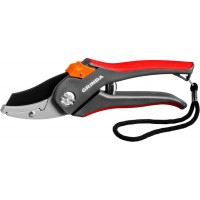 Контактный секатор G-28, 205 мм, углеродистая сталь, закаленные лезвия, тефлоновое покрытие, двухкомпонентные рукоятки GRINDA 8-423203_z02