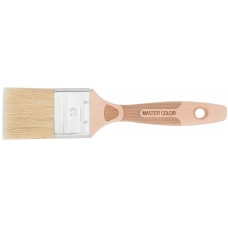 Кисть флейцевая, толщ. 16 мм, 70% ПБT/30% светлая натур. щетина, нерж. обжим, буковая ручка, ширина 50 мм (30-0043)