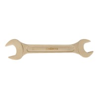 Ключ гаечный рожковый двусторонний 27х30 искробезопасный сплав AlCu 146-2730, HORTZ