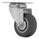 Колесо поворотное D 50 мм, крепление платформенное Сибртех (68713)