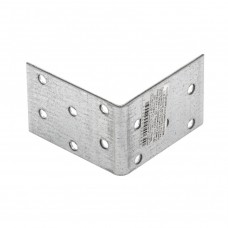 Крепежный уголок равносторонний 2 мм, KUR 60 x 60 x 40 мм Сибртех (46419)