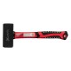 Кувалда, 1500 г, фибергласовая обрезиненная рукоятка Matrix