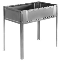 Мангал облегченный с ребрами жесткости 500 х 300 х 500 мм, Camping Palisad (69544)