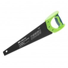 Ножовка по дереву Зубец, 350 мм, 7-8 TPI, каленый зуб 2D, защитное покрытие, двухкомпонентная рукоятка Сибртех