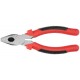 Плоскогубцы комбинированные Стандарт красно-черные пластиковые ручки, полированная сталь 165 мм (48165)