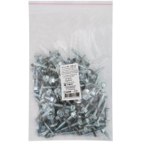 Шурупы кровельные оцинк. некрашеные, со сверлом М6,3 х 38 100шт. Фасовка (23126-0)