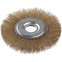 Щетка дисковая для УШМ 125 мм, витая стальная латунированная проволока 0.3 мм ЗУБР Профессионал 35187-125_z01