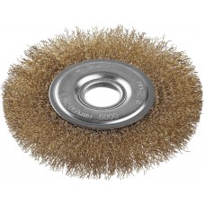 Щетка дисковая для УШМ 125 мм, витая стальная латунированная проволока 0.3 мм ЗУБР Профессионал 35187-125_z01