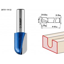 Фреза пазовая галтельная 19?32 мм радиус 12.7 мм ЗУБР Профессионал 28751-19-32