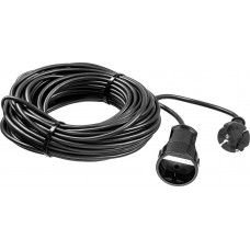 Удлинитель-шнур силовой ПВС 2 x 0.75 мм2 20 м 2200 Вт ЗУБР ПВС-207-Ш 55023-20