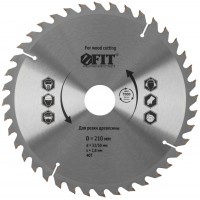 Диск пильный для циркулярных пил по дереву 210 х 32/30 х 40T (37753)