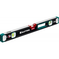 Сверхпрочный уровень A-RATE CONTROL, 600 мм, точность 0.3 мм/м, с инновационным зеркальным глазком KRAFTOOL 34986-60