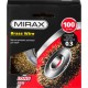Щетка дисковая для УШМ 100 мм, витая стальная латунированная проволока 0.3 мм MIRAX 35141-100