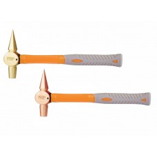 Молоток диагностический 250 гр BeCu рукоятка фиберглас искробезопасная 192-1004, HORTZ