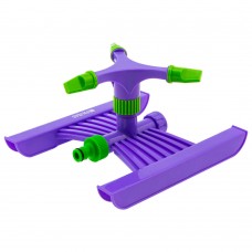 Разбрызгиватель, АБС-пластик, вращающий с тремя лопостями, штуц D 3/4, с подставкой, площадь полива до 180 кв. м, дальность полива 15 м Palisad (65409)