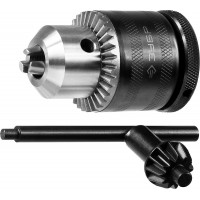 Патрон ударный ключевой с фиксатором для дрели 2–13 мм, 1/2