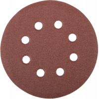 Круг шлифовальный универсальный MASTER 125 мм, 8 отверстий, Р100, 5 шт STAYER 35452-125-100