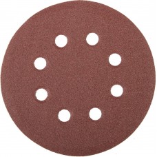 Круг шлифовальный универсальный MASTER 125 мм, 8 отверстий, Р100, 5 шт STAYER 35452-125-100