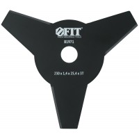 Нож для триммера, 3 лопасти, 2-х сторонние лезвия 230х25,4х3Т (81971)