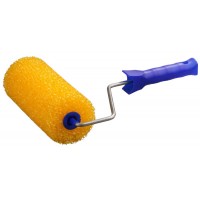 Валик малярный 80 х 180 мм, бюгель 6 мм, структурный поролон, для водоэмульсионных, акриловых красок и эмали STAYER Professional 0365-18
