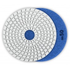 Круг алмазный гибкий шлифовальный АГШК 100 мм, №50, мокрое шлифование ЗУБР Профессионал 29866-050