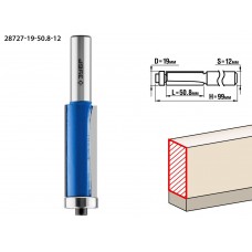 Фреза кромочная 19?50.8 мм с нижним подшипником хвостовик 12 мм ЗУБР Профессионал 28727-19-50.8-12
