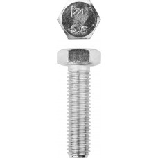 Болт M12 x 45 мм, кл. пр. 5.8, цинк, 5 кг, ГОСТ 7798-70 ЗУБР 303080-12-045