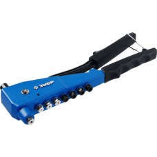 Комбинированный литой заклепочник К-М6, 2 вида заклёпок, в кейсе ЗУБР Профессионал 31196_z01