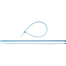 Кабельные стяжки КС-С1, 4.8 x 400 мм, нейлон РА66, 100 шт, синие ЗУБР Профессионал 309070-48-400