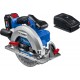 Бесщеточная пила циркулярная 20 В d190 мм 1 АКБ 4 А·ч Профессионал ЗУБР Т7 CPB-190-41