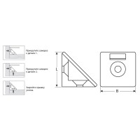Мебельный уголок с шурупом 4.0 x 15 мм 4 шт цвет черный ЗУБР 4-308256-7