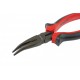 Длинногубцы изогнутые Black Nickel, 180 мм, двухкомпонентные рукоятки Matrix (17460)