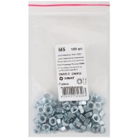 Гайка оцинкованная М5 100 шт DIN 934 Фасовка (28405-0)