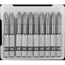 Торсионные биты X-Drive PH2, 50 мм, 10 шт KRAFTOOL 26121-2-50-10