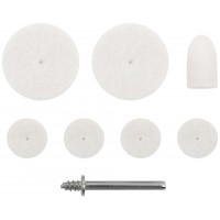 Круги фетровые, набор 7 шт. + штифт (36926)