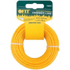 Леска для садовых триммеров крученая Квадрат 3,0 мм х 15 м (78029)