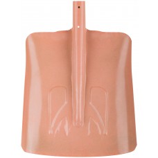 Лопата для уборки снега тротуарная стальная без черенка 340х385 мм (68121)