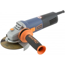 Шлифмашина угловая, 950 Вт, 3000-11000 об/мин, быстрозажимной кожух 125 мм, регулировка оборотов, антивибрационная ручка, дополнительные щетки, MAX-PRO, 85132