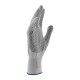 Перчатки Нейлон, ПВХ точка, 13 класс, белые, XL (67847)