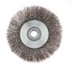 Щетка для УШМ, 115 мм, М14, тарелка, витая проволока 0.3 мм Сибртех (746127)