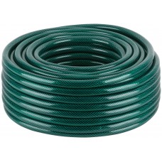 Шланг поливочный трехслойный армированный, зеленый 3/4 х 1,5 мм х 50 м (76309)