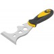 Шпатель многофункциональный Профи, толщ.лезв.1,8 мм, двухкомп. ручка, усил.сталь, 75 мм (06653)